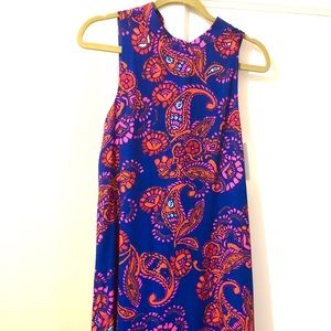 Patterned high necked shift